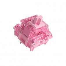 Switch Para Teclado Mecânico Akko Gateron, Linear, Kit Com 45 Unidades, Pink (Lubed)