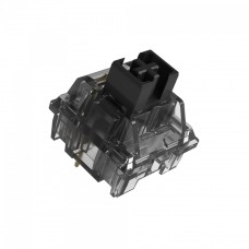 Switch Para Teclado Mecânico Akko, Linear, Kit Com 45 Unidades, Jelly Black (Lubed)