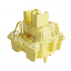 Switch Para Teclado Mecânico Akko V3 Pro Switches, Linear, Kit Com 45 Unidades, Cream Yellow Pro