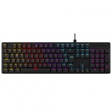 Teclado Gamer Mecânico Evolut EG222/RYZ, Low Profile, RGB, Switch Red, ABNT2, Preto