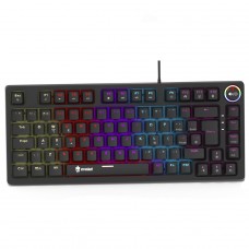 Teclado Gamer Mecânico Evolut EG275/CLASS, 75%, RGB, Switch Brown, ABNT2, Preto