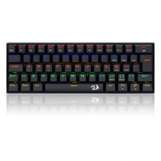 Teclado Gamer Mecânico Redragon Lakshmi, Rainbow, Switch Brown, ABNT2, 60%, Black, K606R PT-BROWN - Open Box - MARCAS DE USO