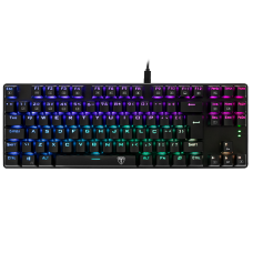 Teclado Gamer Mecânico T-Dagger Bora, Switch Red, RGB, Black, ABNT2, T-TGK315-RD V2