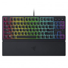 Teclado Gamer Razer Ornata V3, Low Profile, TKL, RGB, ANSI, Switch de Membrana Mecânica Razer, Black, RZ0304880200