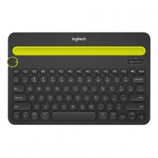 Teclado Logitech K480, Sem Fio, Bluetooth, ANSI, Com Suporte para Tablet e Smartphone, Black, 920-006348