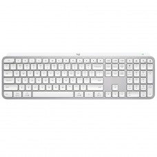 Teclado Logitech Signature MX Keys S, Sem Fio, ANSI, Cinza Claro, 920-011564