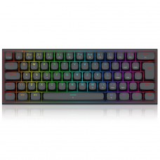 Teclado Magnético Gamer Fidd, USB, RGB, 60%, Switch Pink Magnético, ABNT2, Black, K683-RGB