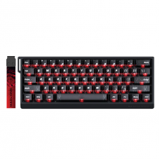 Teclado Gamer Mecânico Akko Shine Through 3084S, Black, RGB