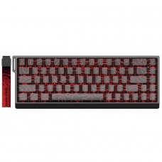 Teclado Magnético Gamer Madlions MAD68 PRO, RGB, Switch Gateron Jade Custom, ANSI, Preto