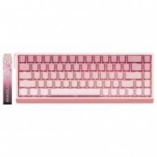 Teclado Magnético Gamer Madlions MAD68 PRO, RGB, Switch Gateron Jade Esport Pro, ANSI, Rosa