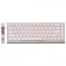 Teclado Magnético Gamer Madlions MAD68HE, RGB, Switch Magnetic Amber Pro, ANSI, Branco