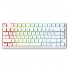 Teclado Magnético Gamer MCHOSE Jet 75, RGB, Hall Effect, Switch Kailh Magnetic God, 75%, ANSI, Branco, HW-Jet75-8