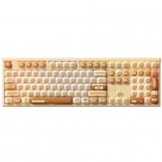 Teclado Mecânico Gamer Akko x MonsGeek MG108B Bun Wonderland, RGB, Wireless/Bluetooth, ANSI, Switch Akko Piano V3 Pro
