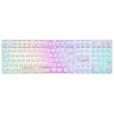 Teclado Mecânico Gamer Fallen Pantera, Full, RGB, Switch Blue, ABNT2, Branco, TE00042