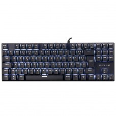 Teclado Mecânico Gamer Force One Atlas TKL, USB, ABNT2, Preto