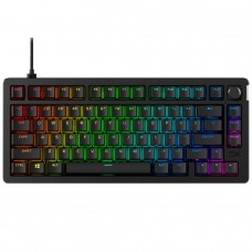 Teclado Mecânico Gamer HyperX Alloy Rise 75%, RGB, Switch HyperX Red, US, Preto, 7G7A4AA#AC4
