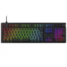 Teclado Mecânico Gamer HyperX Alloy Rise GKBD, RGB, Switch HyperX Linear, Preto, 7G7A3AA