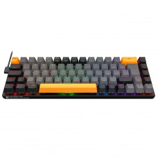 Teclado Mecânico Gamer Machenike K500 B68, RGB, ABNT2, Switch Red Linear, Cinza, JJ02GD00K