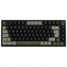 Teclado Mecânico Gamer PCYes Arkeum Cammo Edition, 75%, Switch Blue, ABNT2, Preto e Verde, AKCM75BBR
