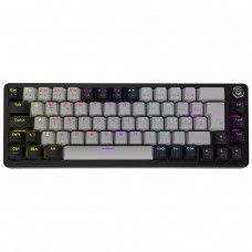 Teclado Mecânico Gamer PCYes Mecka Black Vulcan, Rainbow, Switch Outemu Red, 65%, ABNT2, Preto e Cinza, TPMKBVRD