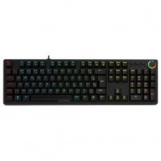 Teclado Mecânico Gamer PCYes Zecky Black Vulcan, Rainbow, Switch Outemu Red, Full Size, ABNT2, Preto, PTZKBVRD