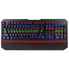 Teclado Mecânico Gamer Redragon Anala K558R Rainbow, Switch Blue, Black