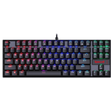 Teclado Mecânico Gamer Redragon Kumara K552 RGB, Switch Red, ABNT2, Black - Open Box