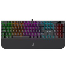 Teclado Mecânico Gamer Rise Mode Kyron, RGB, USB, Switch Rise Core, ABNT2, Preto, RM-TCM-KYN-B