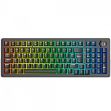 Teclado Mecânico Gamer SuperFrame Phantom, RGB, Wireless/Bluetooth, Switch Content KTT, ABNT2, Preto, SF-KB-GTKTFSBRTAB