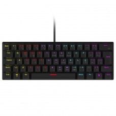 Teclado Mecânico Gamer Vinik Anihi, 60%, Switch Blue, Rainbow, ABNT2, Preto, ANIHIBKBL