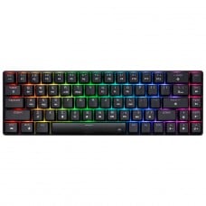 Teclado Mecânico Gamer Xtrike Me GK-995W, Wireless/Bluetooth, RGB, ANSI, 60%, Preto