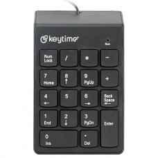 Teclado Númerico Keytime KeyCeo, USB, Preto, KYT00012