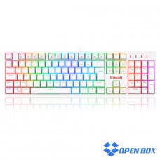 Teclado Óptico Redragon Surara Pro RGB, Switch Brown, White, ABNT, K582W-RGB-PRO (PT-BROWN) - Open Box SOMENTE MARCAS DE USO
