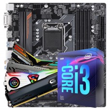 Kit Upgrade, GIGABYTE B360M AORUS Gaming 3 + Intel Core I3 9100F + 8GB DDR4 3000MHz