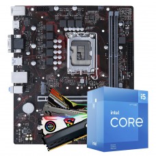 Kit Upgrade Intel Core i5 12400F + Placa Mãe B660 + 16GB DDR4