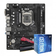 Kit Upgrade, Intel Celeron G5900 + Placa Mãe H510 + 8GB DDR4