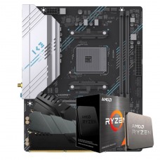 Kit Upgrade Ryzen 7 5700X + Placa Mãe B550 + 8GB DDR4