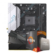 Kit Upgrade Ryzen 7 5700X + Placa Mãe B550 + 16GB DDR4