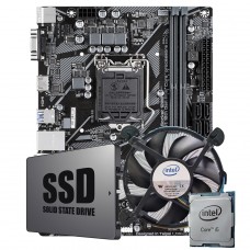 Kit Upgrade Placa Mãe H510 + Intel Core i5 10400F + SSD 240GB