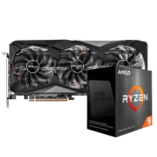 Kit Upgrade ASRock Radeon RX 6700 XT Challenger Pro OC + AMD Ryzen 9 5900X