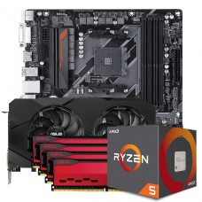 Kit Upgrade ASUS GeForce RTX 2060 OC EVO Dual + AMD Ryzen 5 5600X + Gigabyte B450 AORUS M + Geil Orion 32GB (4x8GB) 3000MHz