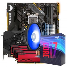Kit Upgrade ASUS GeForce RTX 2060 OC EVO Dual + Intel Core i7 9700KF + ASUS TUF B360M-PLUS Gaming + Geil Orion 32GB (4x8GB) 3000MHz + Brinde Cooler