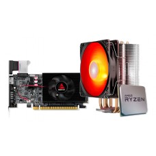 Kit Upgrade  Biostar GeForce GT 710 + Ryzen 3 3300X + Brinde Cooler