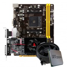 Kit Upgrade Biostar GeForce GT 610 + AMD Ryzen 5 3500 + Biostar A320MH