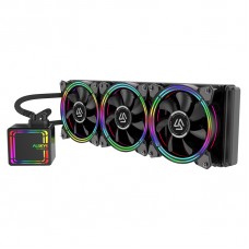 Water Cooler Alseye H360 Black, 360mm, RGB, Intel-AMD