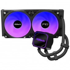 Water Cooler ASRock Pro 240, ARGB, 240mm, Intel-AMD, PWM, Preto, 90-APRA24-BAAGA6
