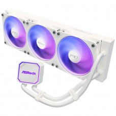 Water Cooler ASRock Pro White 360, ARGB, 360mm, Intel-AMD, PWM, Branco, 90-APRA36-WAAGA6