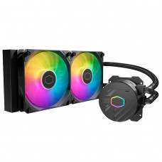 Water Cooler Cooler Master MasterLiquid 240L Core Spectrum, ARGB, 240mm, Intel-AMD, Preto, MLW-D24M-A18PS-R1