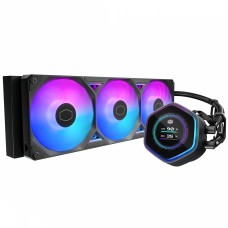 Water Cooler Cooler Master MasterLiquid 360 Atmos II LCD, ARGB, 360mm, Com Display, Intel-AMD, Preto, MLX-D36M-A25SZ-L1