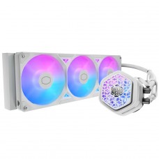 Water Cooler Cooler Master MasterLiquid 360 Atmos II VRM Fan, ARGB, 360mm, Intel-AMD, Branco, MLX-D36M-A25SZ-VW